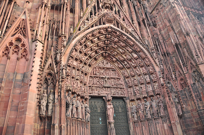 Strasbourg cathedrale porte