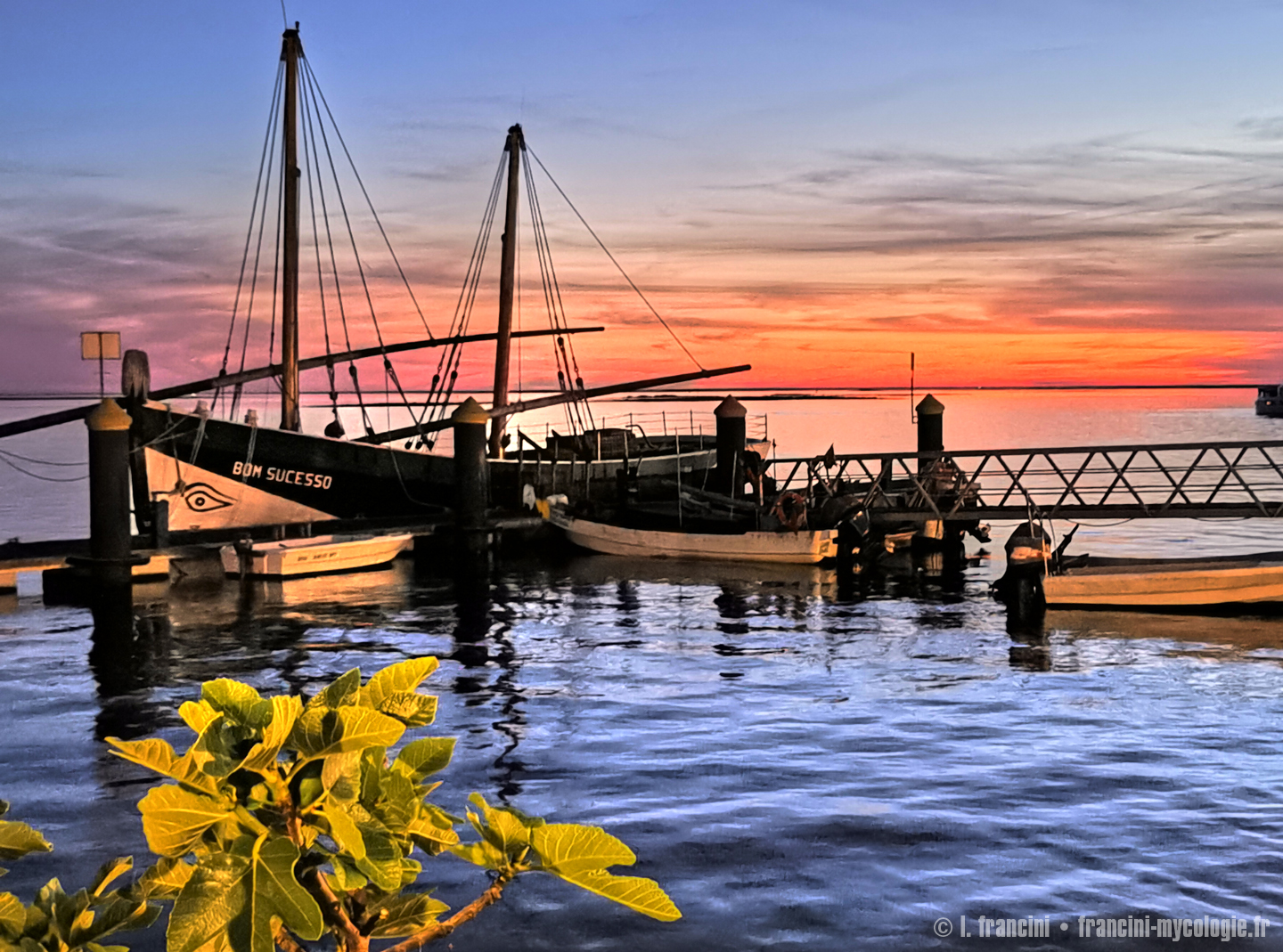 Coucher soleil Olhao